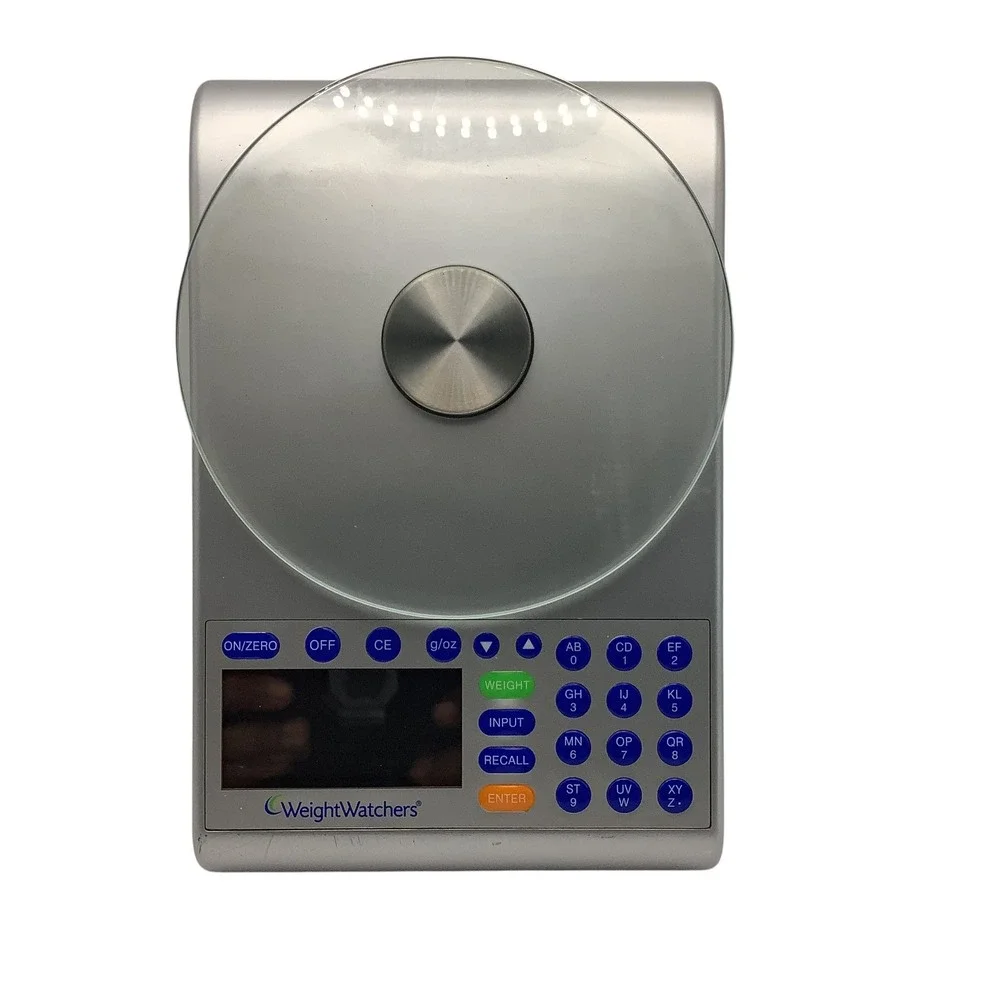 Weight Watchers Digital Kitchen Food Scale Silver Glass 30003 V1 Modern Kitchen